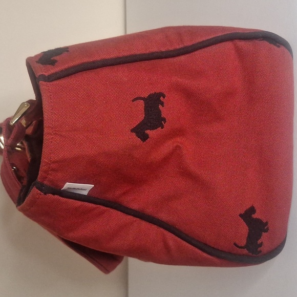 Maddie Deluxe Scottie Dog Print Carrier/Purse/Tote/Crossbody canvas bag - Picture 6 of 11